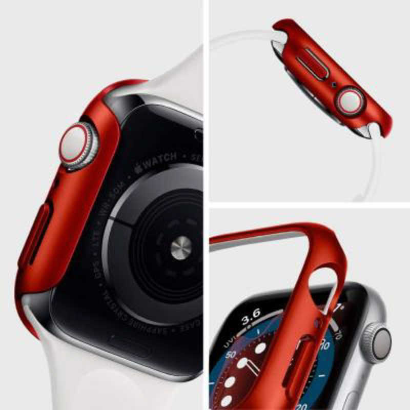 SPIGEN SPIGEN Apple Watch Series 6 SE 5 4 (44mm) Case ThinFit Metallic Red ACS01066 ACS01066