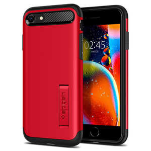SPIGEN iPhone SE 第2世代 //8/7 Slim Armor Red ACS01240(レット