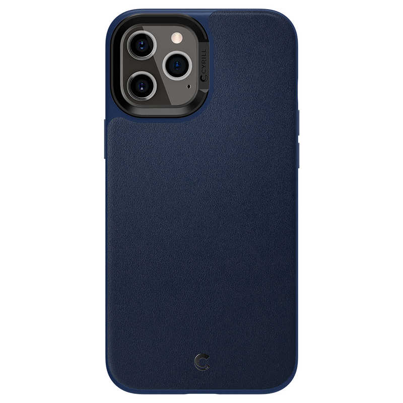 SPIGEN SPIGEN iPhone 12 Pro Max 6.7インチ対応 Leather Brick Navy ACS01651 ACS01651