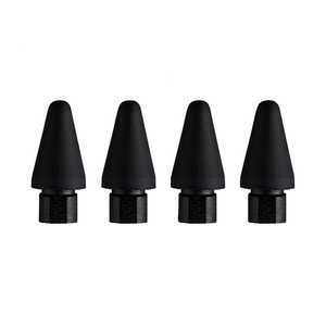 ROA Apple Pencil用 一体型TPUカバー付きチップ(4個入り) ifeli ブラック IF00062 ROA Apple Pencil用 一体型TPUカバー付きチップ(4個入り) ifeli ブラック IF00062