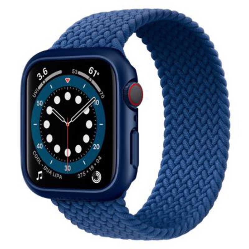 SPIGEN SPIGEN Apple Watch Series 6 SE 5 4 (40mm) Case Thin Fit Metallic Blue ACS02226 ACS02226