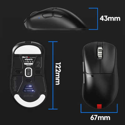 PULSAR ゲーミングマウス Xlite V3 eS Wireless Mouse ［光学式 /有線 