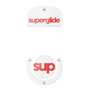 PULSAR 〔マウスソール〕Superglide 2 for Logicool G Pro X Superlight ホワイト/レッド LGSSGWR2