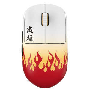 PULSAR ゲーミングマウス ［鬼滅の刃］ X2 H Wireless Gaming Mouse ［光学式 /有線/無線(ワイヤレス) /USB］ 煉獄 杏寿郎 PX2H2KJ