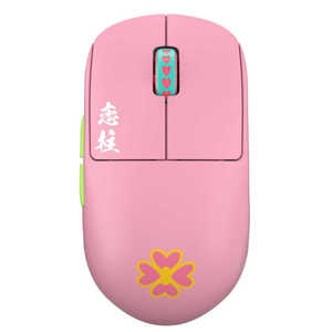 PULSAR ゲーミングマウス ［鬼滅の刃］ 甘露寺 蜜璃 X2 H Mini Wireless Gaming Mouse［光学式 /有線/無線(ワイヤレス) /USB］ PX2H1MT