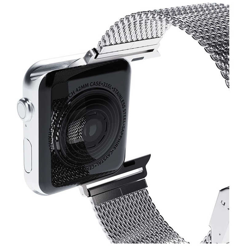 ROA ROA CLIP MESH BAND for Apple Watch 41 / 40 / 38mm シルバｰ miak (ミアック) SMAMAW3840SL SMAMAW3840SL