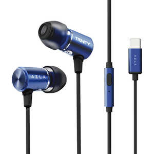 AZLA イヤホン カナル型 Type-C AZL-TRINITY-UC-BLU AZLA イヤホン カナル型 Type-C AZL-TRINITY-UC-BLU
