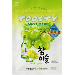 TOOSTY TOOSTY×チャミスル マスカット肌ひきしめマスク 7枚入 TOOSTY TOOSTY×チャミスル マスカット肌ひきしめマスク 7枚入