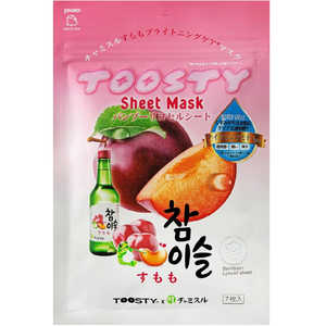 TOOSTY×チャミスル すももブライトニングケアマスク 7枚入 TOOSTY×チャミスル すももブライトニングケアマスク 7枚入