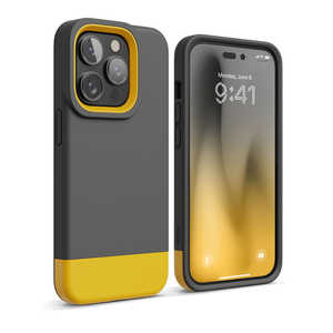 ELAGO elago 耐衝撃薄型ケースダークグレー・イエロー iPhone 14 Pro 6.1インチ ELINPCSPTGEDY ELAGO elago 耐衝撃薄型ケースダークグレー・イエロー iPhone 14 Pro 6.1インチ ELINPCSPTGEDY