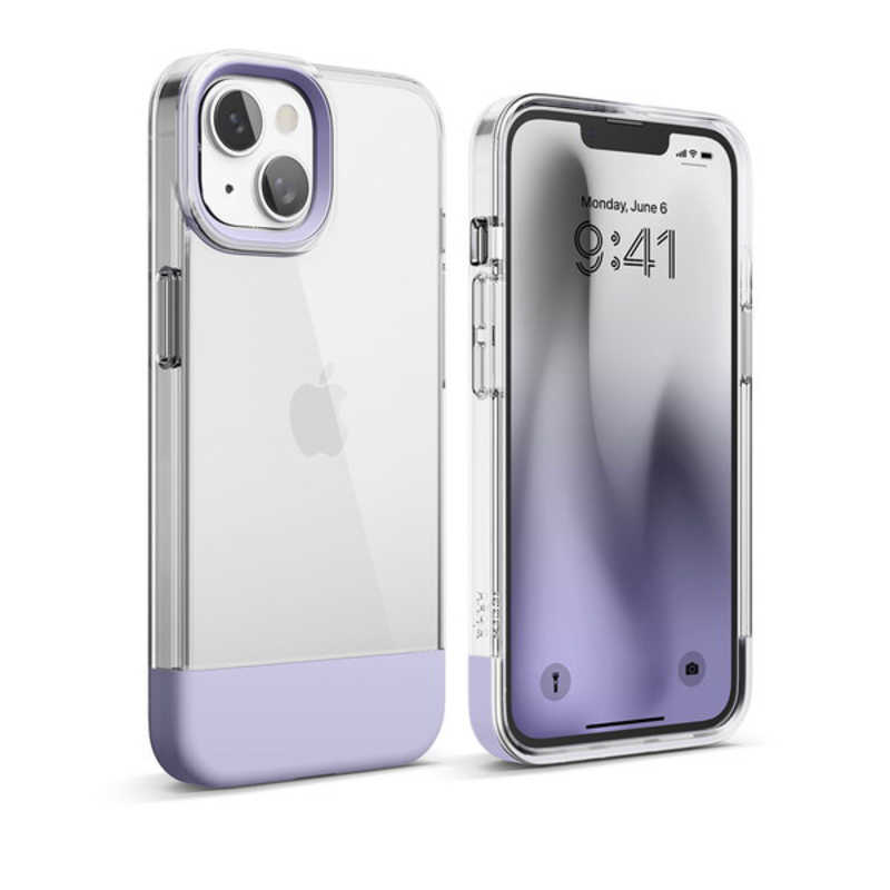 ELAGO ELAGO iPhone 14 6.1インチ ケースelago GLIDE CASE (Clear/Purple) EL-INNCSPTGE-CP EL-INNCSPTGE-CP