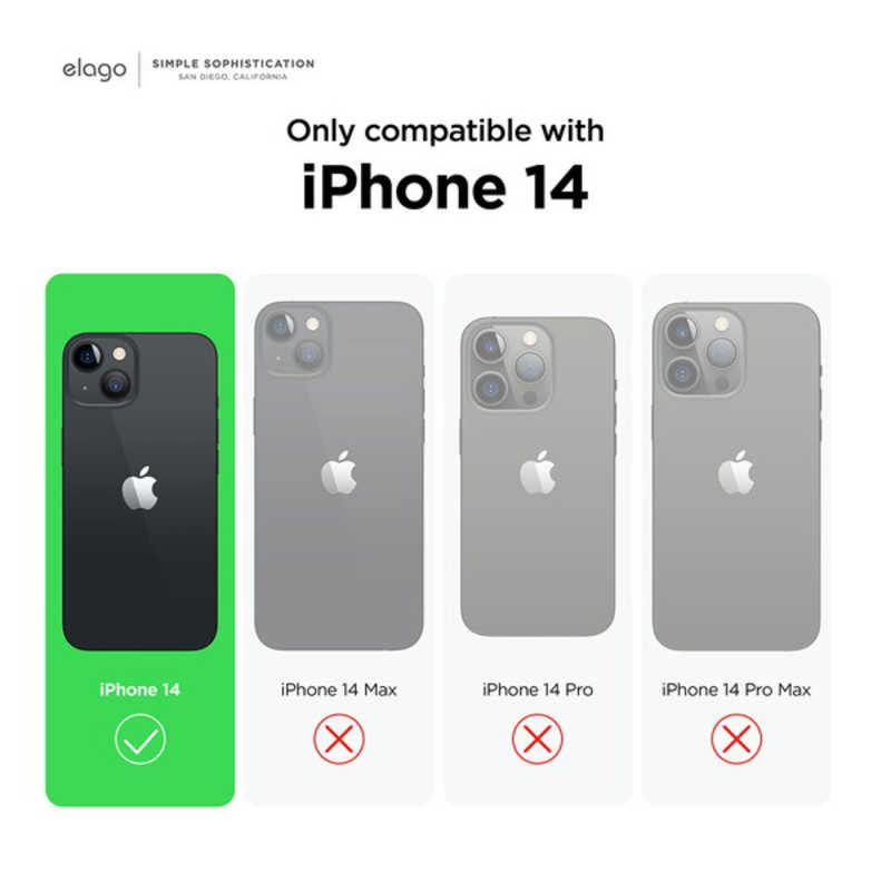 ELAGO ELAGO iPhone 14 6.1インチ ケースelago ARMOR CASE (Jean Indigo) EL-INNCSTPAE-JI EL-INNCSTPAE-JI