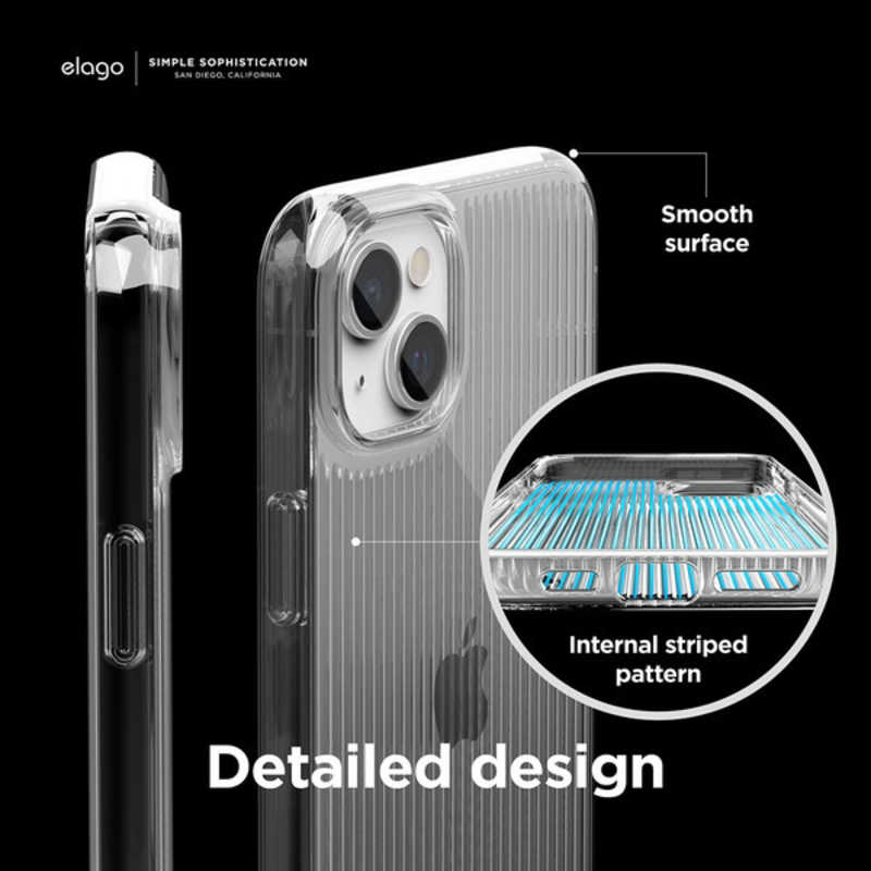 ELAGO ELAGO iPhone 14 6.1インチ ケースelago URBAN CLEAR CASE (Clear) EL-INNCSTPUR-CL EL-INNCSTPUR-CL