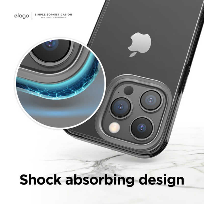 ELAGO ELAGO EL_INGCSPTHB_BK elago 耐衝撃ハイブリッド薄型ケース/ブラック iPhone 14 Pro Max ELINGCSPTHBBK ELINGCSPTHBBK