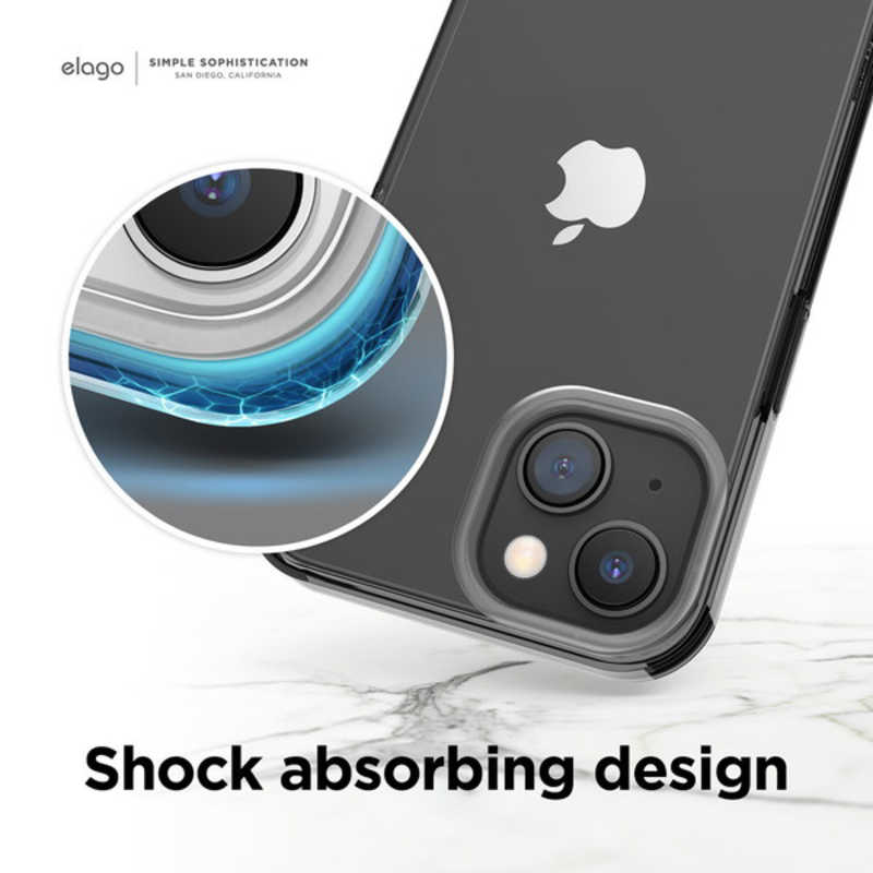 ELAGO ELAGO iPhone 14 6.1インチ ケースelago HYBRID CASE (Black) EL-INNCSPTHB-BK EL-INNCSPTHB-BK