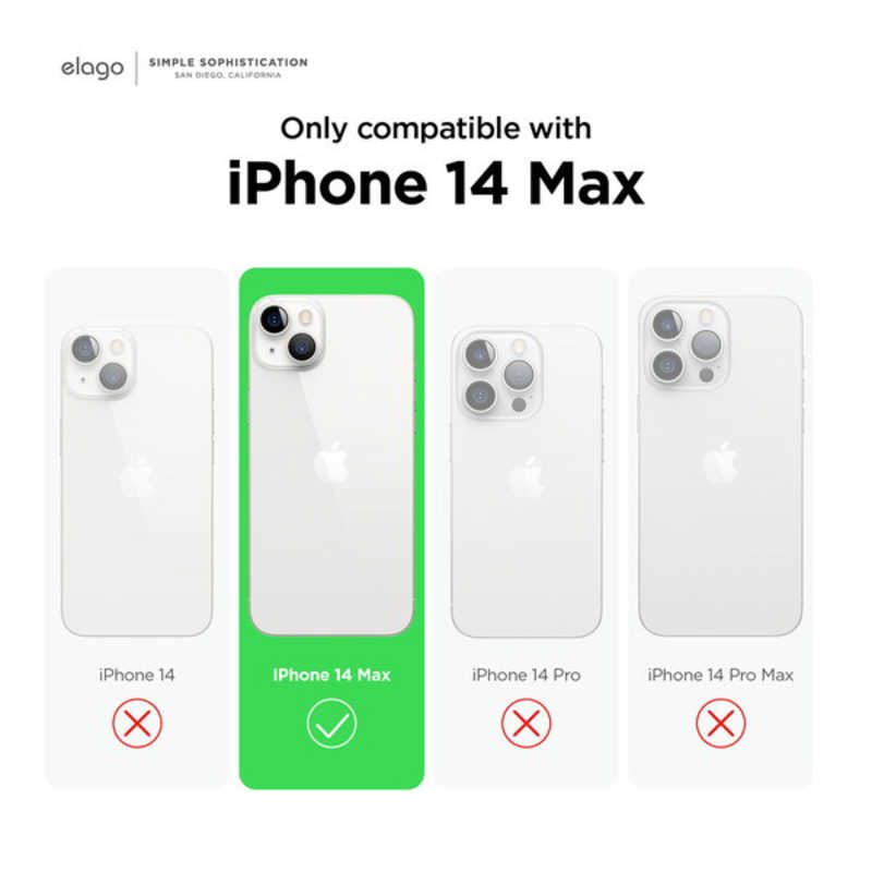 ELAGO ELAGO iPhone 14 Plus 6.7インチ クリアケースelago HYBRID CASE  ELINBCSPTHBCL ELINBCSPTHBCL