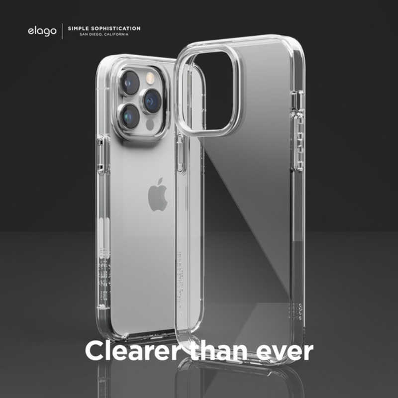 ELAGO ELAGO iPhone 14 6.1インチ クリアケースelago HYBRID CASE (Clear) EL-INNCSPTHB-CL EL-INNCSPTHB-CL