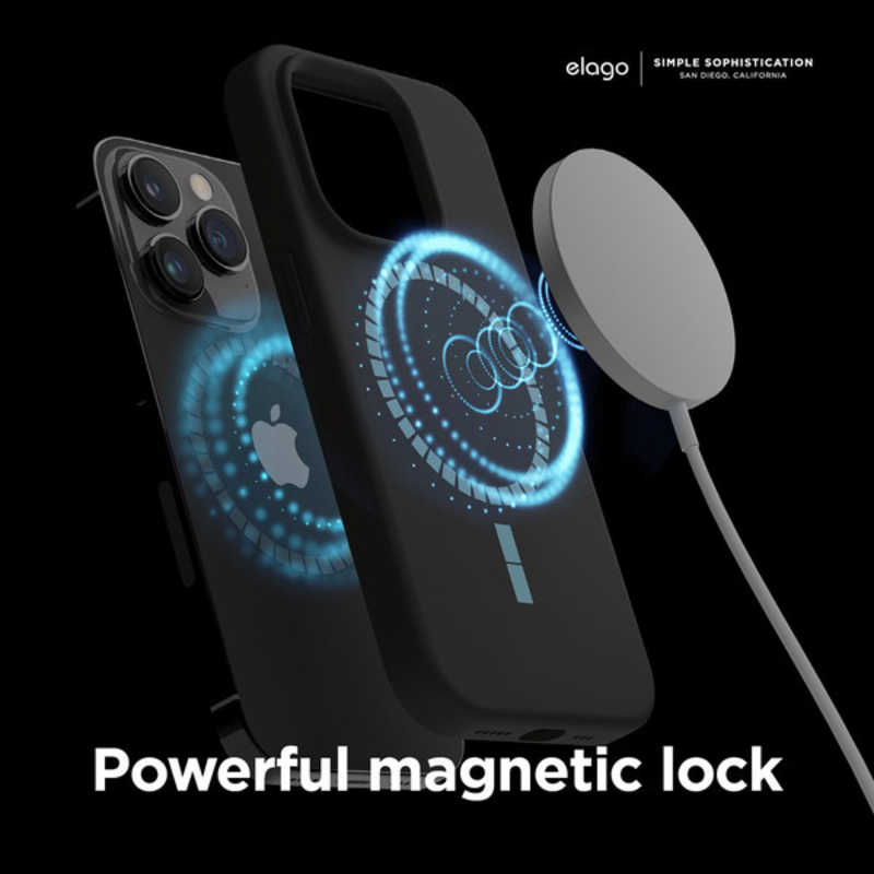 ELAGO ELAGO EL_INGCSSCMS_BK elago MagSafe対応シリコンケース/ブラック iPhone 14 Pro Max ELINGCSSCMSBK ELINGCSSCMSBK