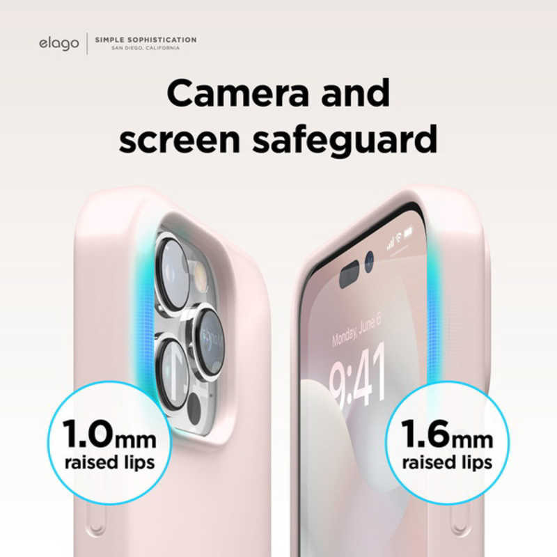 ELAGO ELAGO elago MagSafe対応シリコンケースラブリーピンク iPhone 14 Pro 6.1インチ ELINPCSSCMSLP ELINPCSSCMSLP
