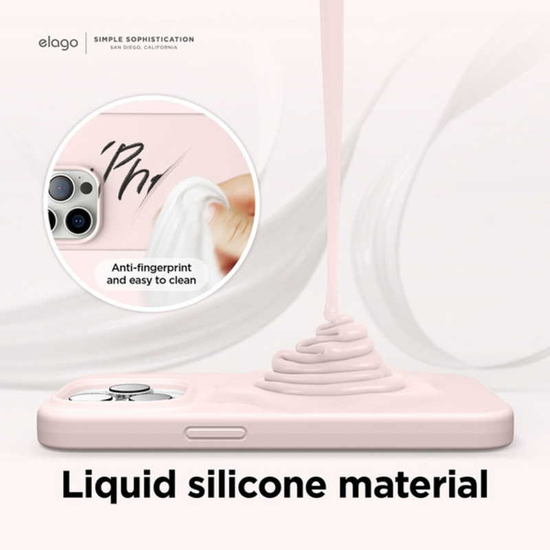 ELAGO ELAGO elago MagSafe対応シリコンケースラブリーピンク iPhone 14 Pro 6.1インチ ELINPCSSCMSLP ELINPCSSCMSLP