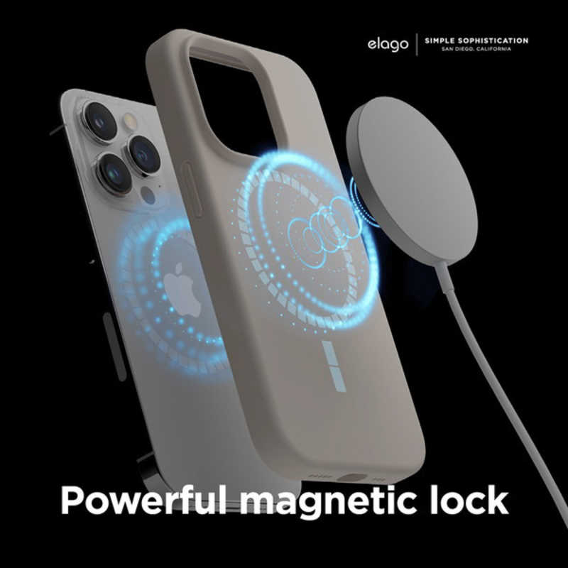 ELAGO ELAGO elago MagSafe対応シリコンケースストーン iPhone 14 Pro 6.1インチ ELINPCSSCMSST ELINPCSSCMSST