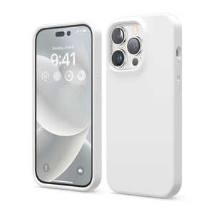 ELAGO elago 耐衝撃薄型シリコンケースホワイト iPhone 14 Pro 6.1インチ ELINPCSSCS3WH