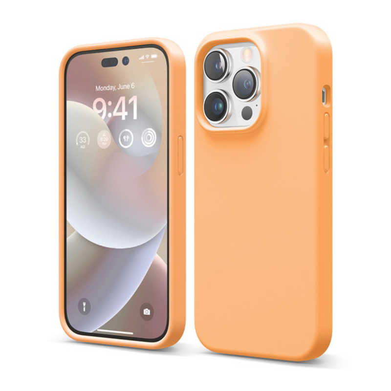 ELAGO ELAGO elago 耐衝撃薄型シリコンケースオレンジ iPhone 14 Pro 6.1インチ ELINPCSSCS3OR ELINPCSSCS3OR