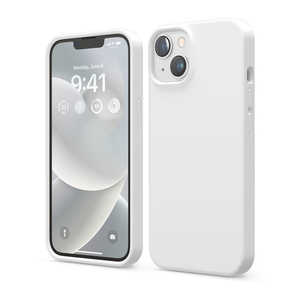 ELAGO iPhone 14 6.1インチ ケースelago SILICONE CASE (White) EL-INNCSSCS3-WH