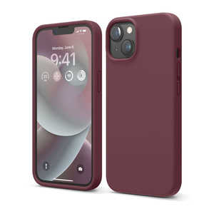 ELAGO iPhone 14 6.1インチ ケースelago SILICONE CASE (Burgundy) EL-INNCSSCS3-BU