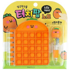 マイウェイ ピンクフット タッチポップノート ボールペンセット 橙 PINK FOOT MB033 マイウェイ ピンクフット タッチポップノート ボールペンセット 橙 PINK FOOT MB033