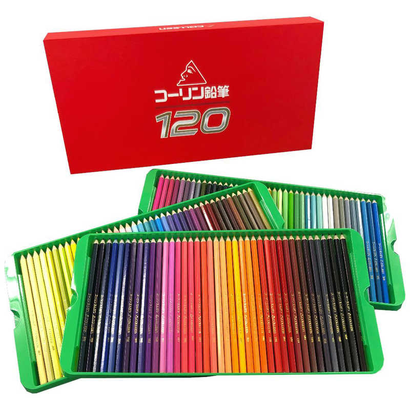 紀寺商事 紀寺商事 775六角 120色紙箱入リ色鉛筆 775-120 775-120
