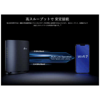 TPLINK Wi-Fi7 無線LANルーター 2882+688Mbps BE3600 EasyMesh TPLINK Wi-Fi7 無線LANルーター 2882+688Mbps BE3600 EasyMesh