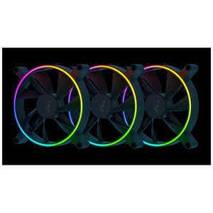 RAZER ケースファンx3 [140mm /1600RPM] Kunai Chroma RGB 140MM LED PWM 3FAN RC21-01810200-R3M1