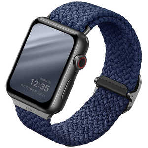 KENZAN ASPEN BRAIDED APPLE WATCH STRAP  (OXFORD BLUE)  UNIQ44MMASPOBLU