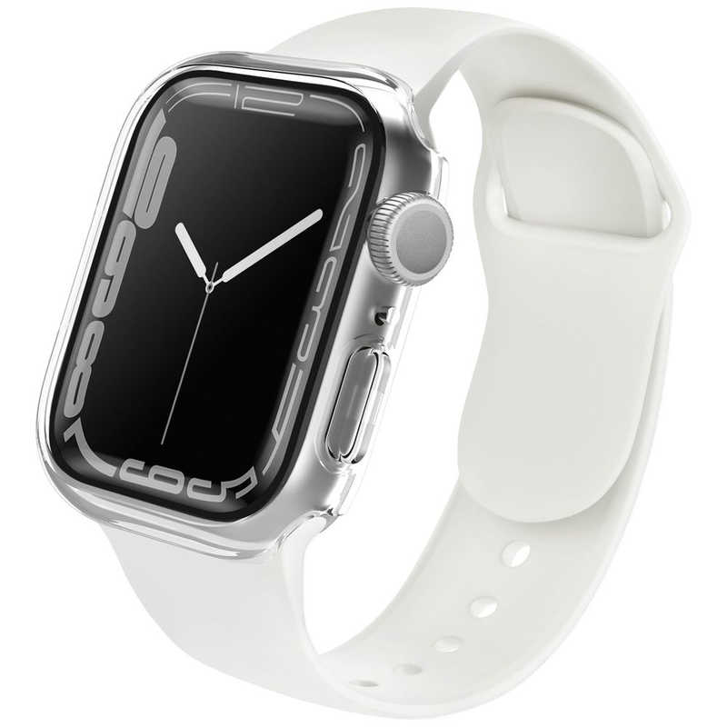 KENZAN KENZAN Apple Watch7 45mm 液晶強化ガラス付きケース LEGION クリア UNIQ-45MM-LEGNCLR UNIQ-45MM-LEGNCLR
