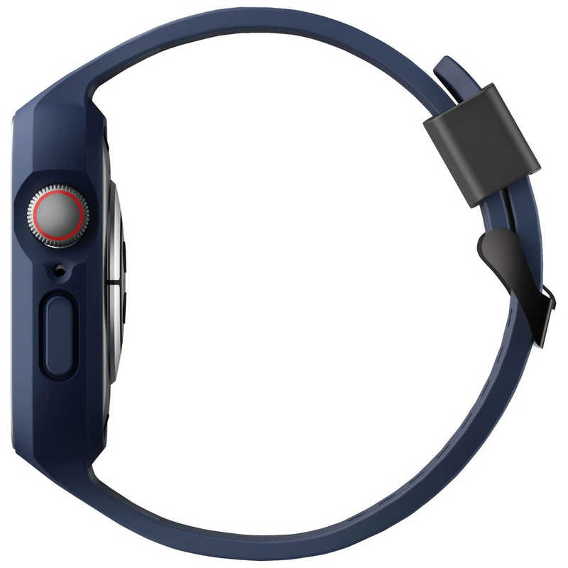 KENZAN KENZAN MONOS 2-IN-1 Apple Watch STRAP WITH HYBRID CASE 45/44MM - MARINE BLUE (BLUE) UNIQ UNIQ45MMMONOSBLU UNIQ45MMMONOSBLU