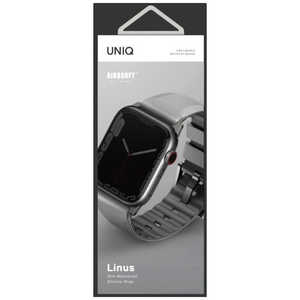 KENZAN LINUS AIROSOFT SILICONE APPLE WATCH STRAP 41/40/38MM - CHALK GREY (GREY) UNIQ UNIQ41MMLINUSGRY