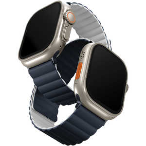 KENZAN UNIQ REVIX REVERSIBLE MAGNETIC APPLE WATCH STRAP バンド 49/45/44/42MM - STORM BLUE / CHALK GREY UNIQ-49MM-REVSBLUCGRY KENZAN UNIQ REVIX REVERSIBLE MAGNETIC APPLE WATCH STRAP バンド 49/45/44/42MM - STORM BLUE / CHALK GREY UNIQ-49MM-REVSBLUCGRY