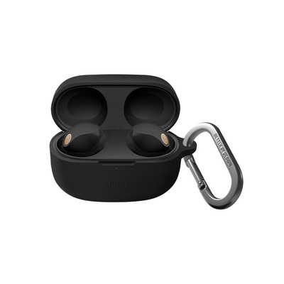 KENZAN SONY WF-1000XM5 シリコンケース UNIQ-SONYWF1000XM5-VENBLK の