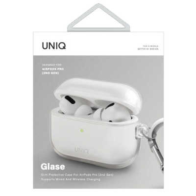 KENZAN AirPods4 クリアTPUケース GLASE CLEAR UNIQAP4GLSCLR の通販  