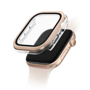 KENZAN 42MM Apple Watch10 UNIQ VOUTE WATCH CASE WITH TEMPERED GLASS SCREEN VOUTE ROSE GOLD UNIQ-42MM-VOURGLD