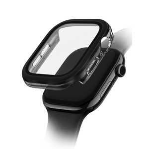 KENZAN 42MM Apple Watch10 UNIQ VOUTE WATCH CASE WITH TEMPERED GLASS SCREEN VOUTE JET BLACK UNIQ-42MM-VOUJBLK