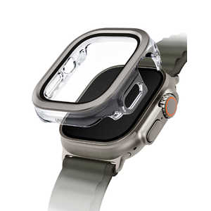 KENZAN 49MM Apple Watch Ultra 2 UNIQ VOUTE WATCH CASE WITH TEMPERED GLASS SCREEN VOUTE TITANIUM SILVER UNIQ-49MM-VOUTSIL KENZAN 49MM Apple Watch Ultra 2 UNIQ VOUTE WATCH CASE WITH TEMPERED GLASS SCREEN VOUTE TITANIUM SILVER UNIQ-49MM-VOUTSIL