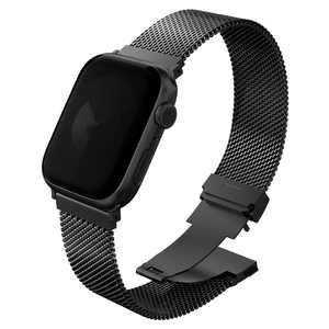 KENZAN UNIQ DANTE PRO APPLE WATCH SELF-ADJUSTABLE MESH STEEL BAND �Х�� 42/41/40MM - GRAPHITE BLACK UNIQ-42MM-DANPGBLK