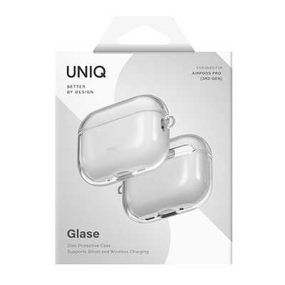 KENZAN AirPodsPro3ケース UNIQ TPUケース GLASE GLOSSY CLEAR GLOSSY