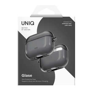 KENZAN AirPodsPro3ケース UNIQ TPUケース GLASE GLOSSY SMOKE GLOSSY SMOKE UNIQ-AIRPODSPRO3-GLSGSMK