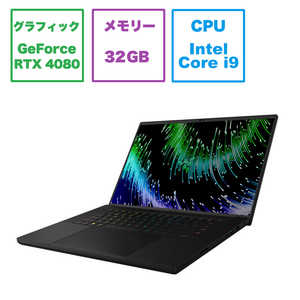 RAZER ゲーミングノートパソコン Black ［16.0型 /Windows11 Home /intel Core i9 /メモリ：32GB /SSD：2TB］ RZ09-0483TJH3-R3J1