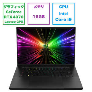 RAZER Razer Blade 16 (QHD＋240Hz OLED/i9-14900HX/16GB DDR5/RTX4070/1TBSSD/Win11Home) S10-NT ブラック RZ09-0510SJN3-R3J1