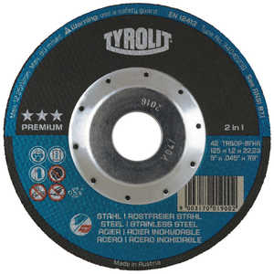 TYROLIT社 TYROLIT切断砥石ディープカット125X12X2223mm  34472852