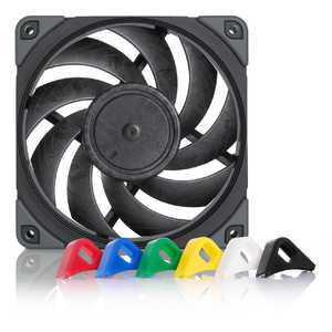 NOCTUA ե [120mm /2000RPM] NF-A12x25 PWM chromax.black.swap NF-A12X25PWM-CH-BK-S